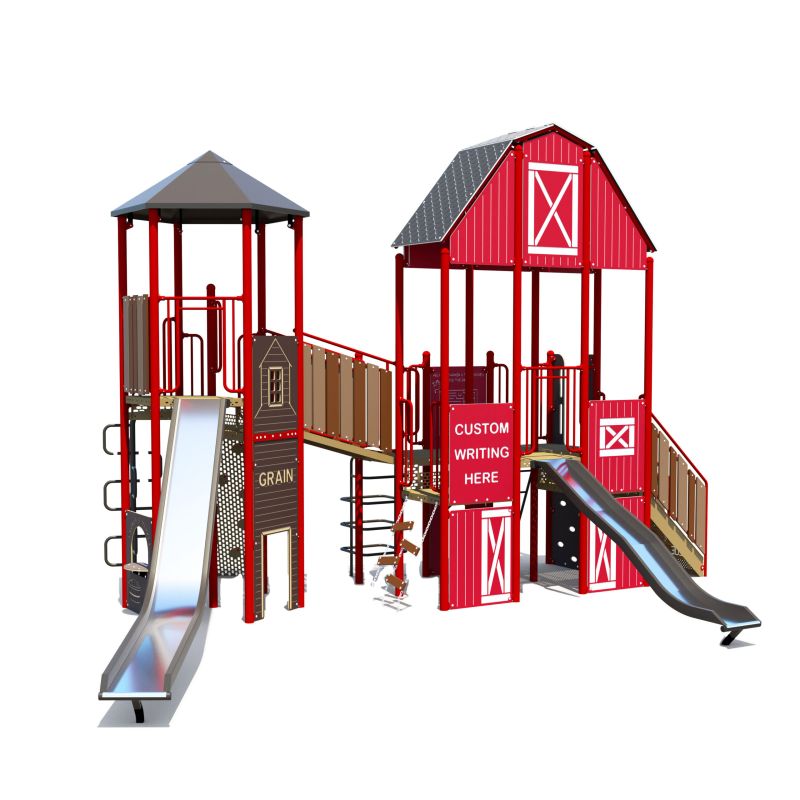 Playful Acres Farm-Themed Playground - Blue Imp Playgrounds