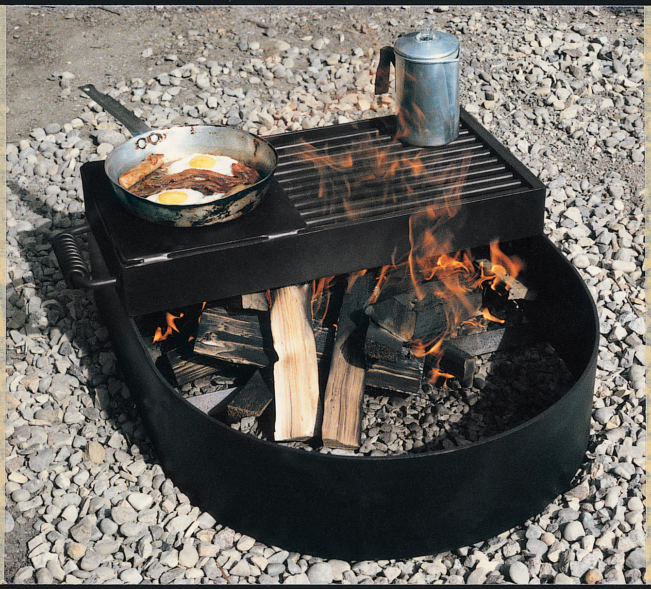 Campfire Ring Site Amenities CanadaMade Blue Imp