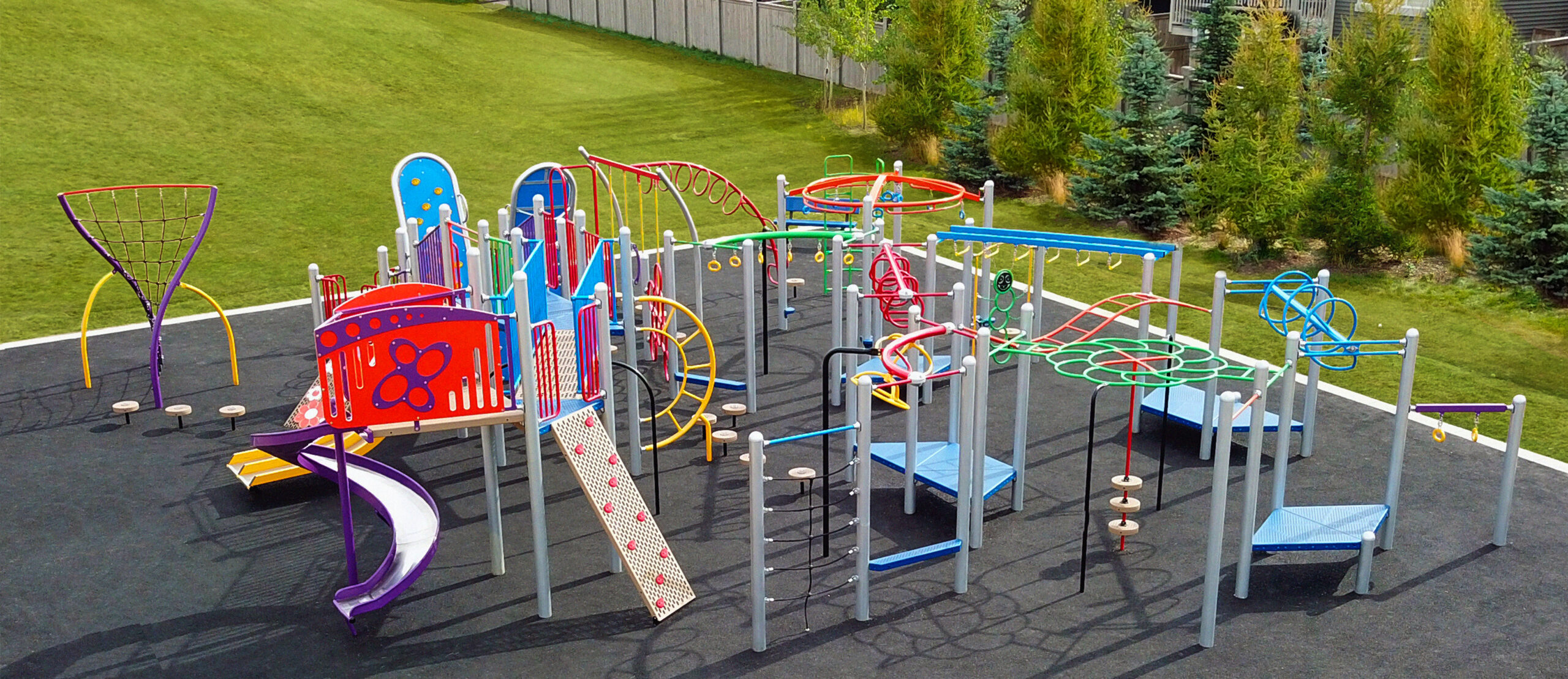 Rectangular Playground Photo Find the Right Playground Size for Your Site