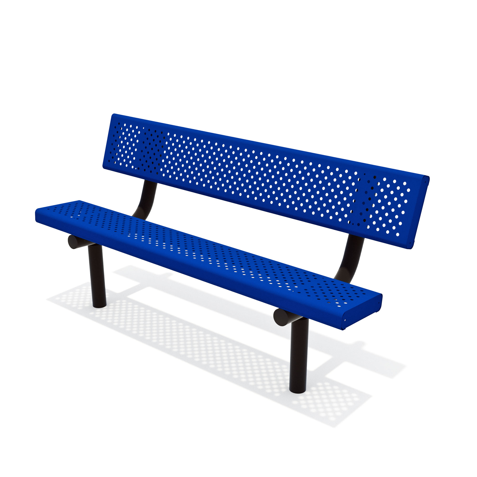 Park Bench - Park Furniture / Site Amenities - Blue Imp