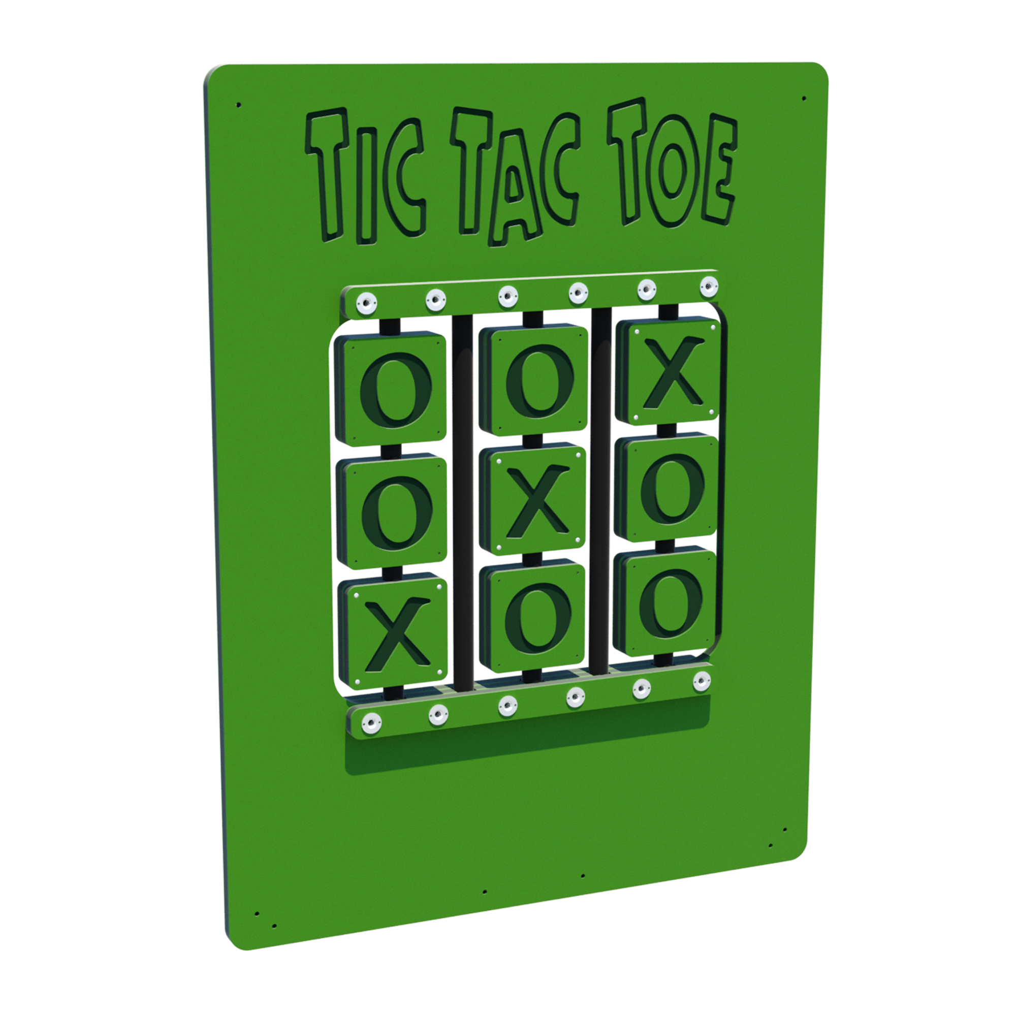 Plastic Tic-Tac-Toe Playground Panel - Blue Imp Playgrounds